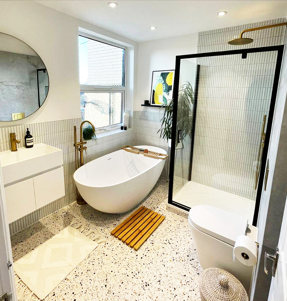 Terrazo design bathroom